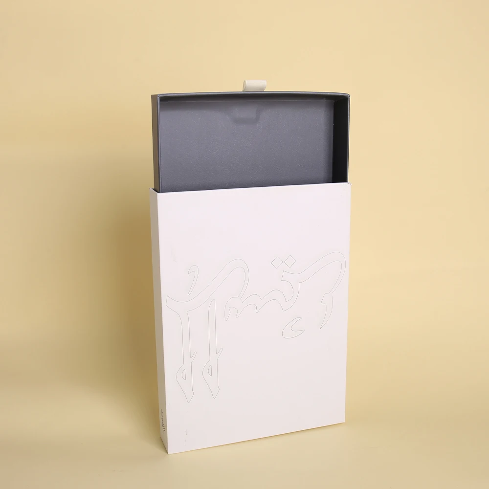 Individuelle Premium-Schubladenschachtel aus Karton für Hemdverpackung UV-Druck Mattlaminierung Starre Papierschachteln