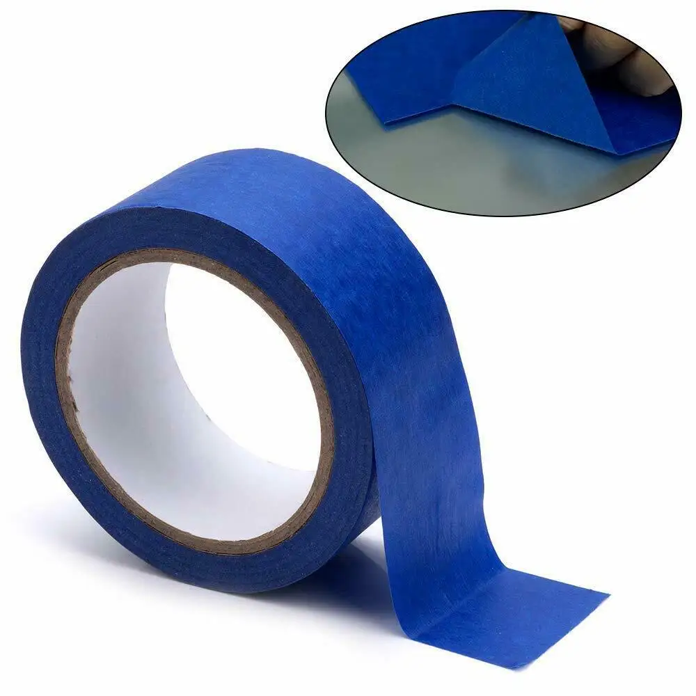 Blue-Painters-Clean-Peel-Masking-Tape-48mm-24mm-x-50M UV-Resistant Long Lasting 