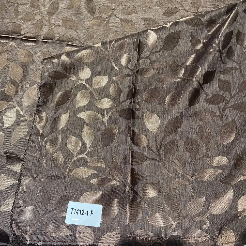 Beautiful And Shining Jacquard Satin Fabric 100 Polyester Fabric