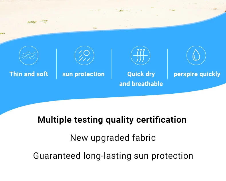 Custom Logo Upf 50+ Summer Sun Protection Jacket Clothing Outdoor Cool