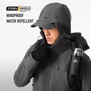 2026 New Arrival Eco-friendly Windbreaker Jacket Outdoor Hiking  Windproof Water Repellent Softshell Jacket