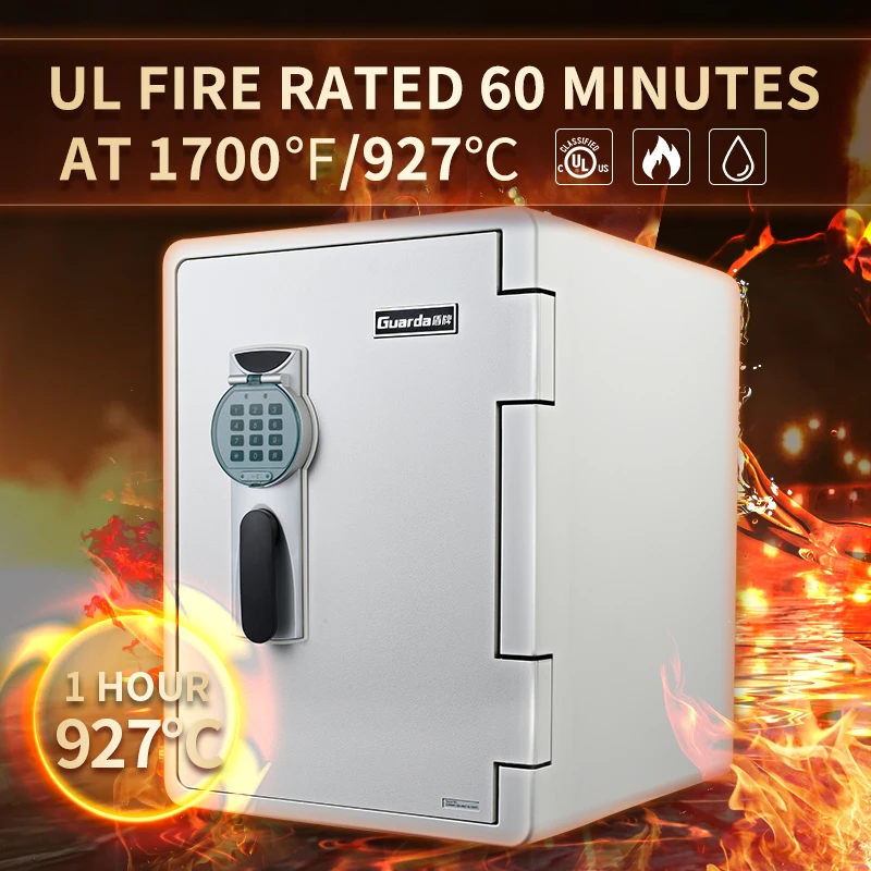 Secret Safe Box for Money Safety Box 2.1 Cubic Feet Fire Proof Cabinet Storage Security Safe Box Safe Locker for Home- 2096WD