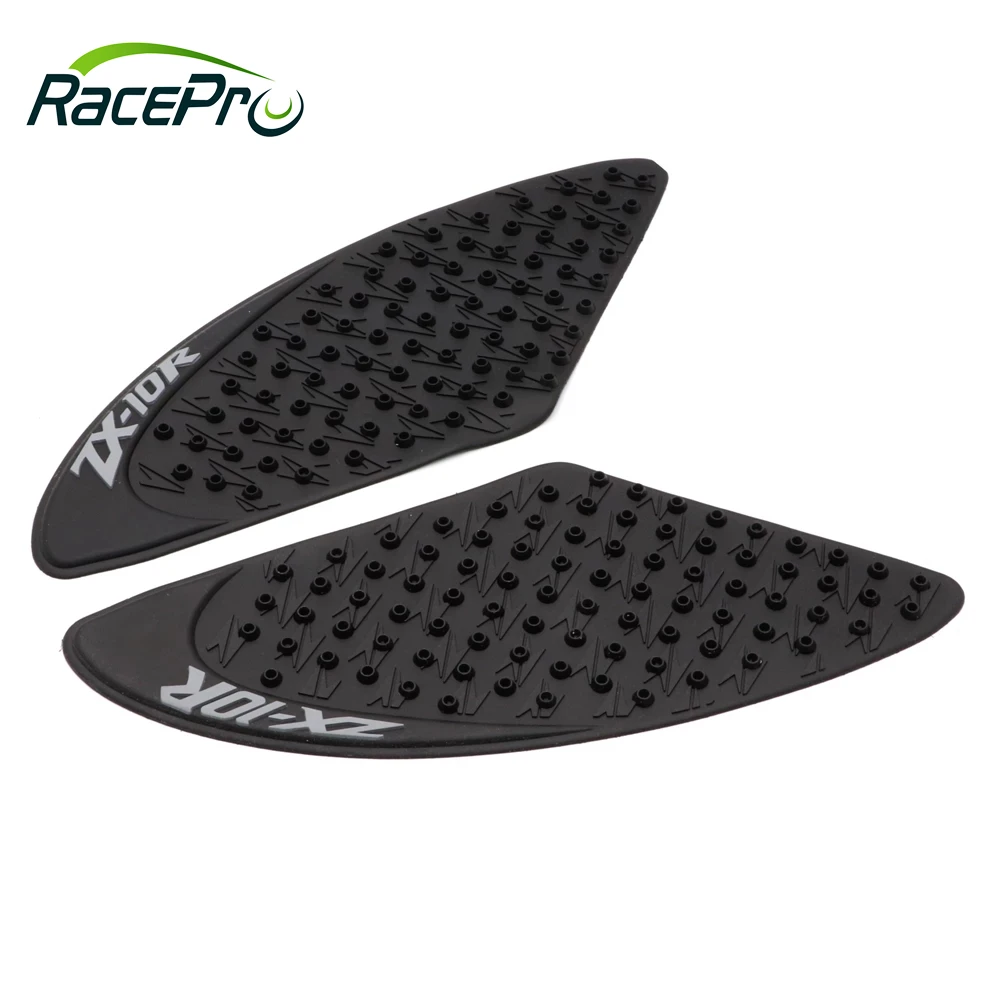 RACEPRO RP0920-3031B Motorcycle Protector Tank Pad Sticker Gas Knee Grip Traction Side Decal for Kawasaki ZX-10R  2006-2007