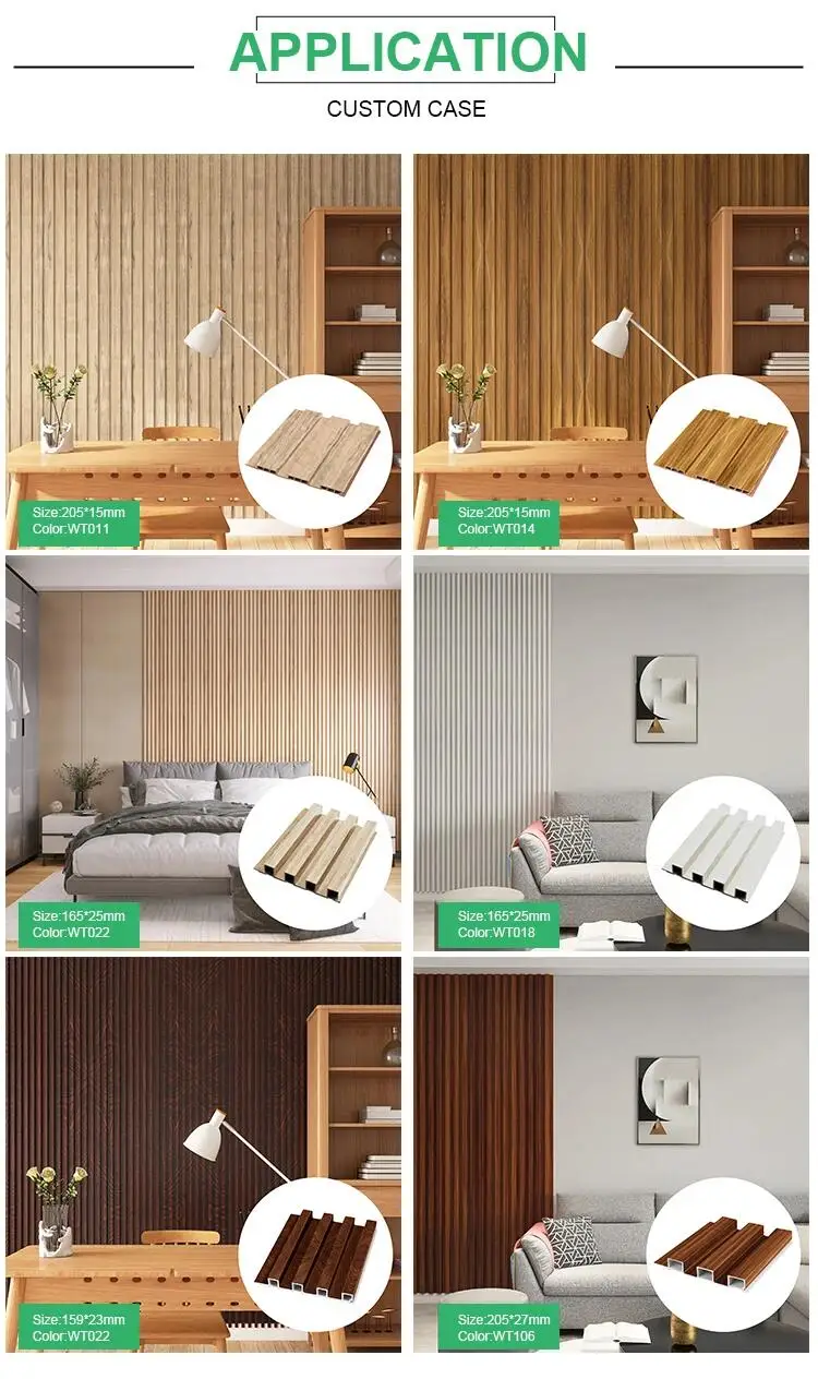 Cheaper Wooden Grain Pvc Wpc Wall Panels Buy Wall Panel/ Wpc Wall