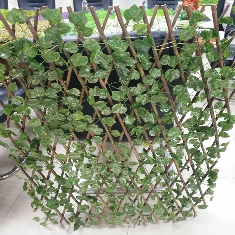 Outdoor Indoor Garten Heimdekoration Grne Wnde Erweiterbare Knstliche  Efeu-Zune Ausziehbare Kunstpflanzen-Zaun| Alibaba.com