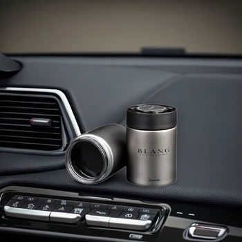SBEEDUP Modern Style Glass Perfume Car Air Freshener Diffuser Bottle Electroplating Process Solid Perfume