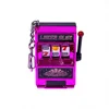 Boucle en D rose fuchsia