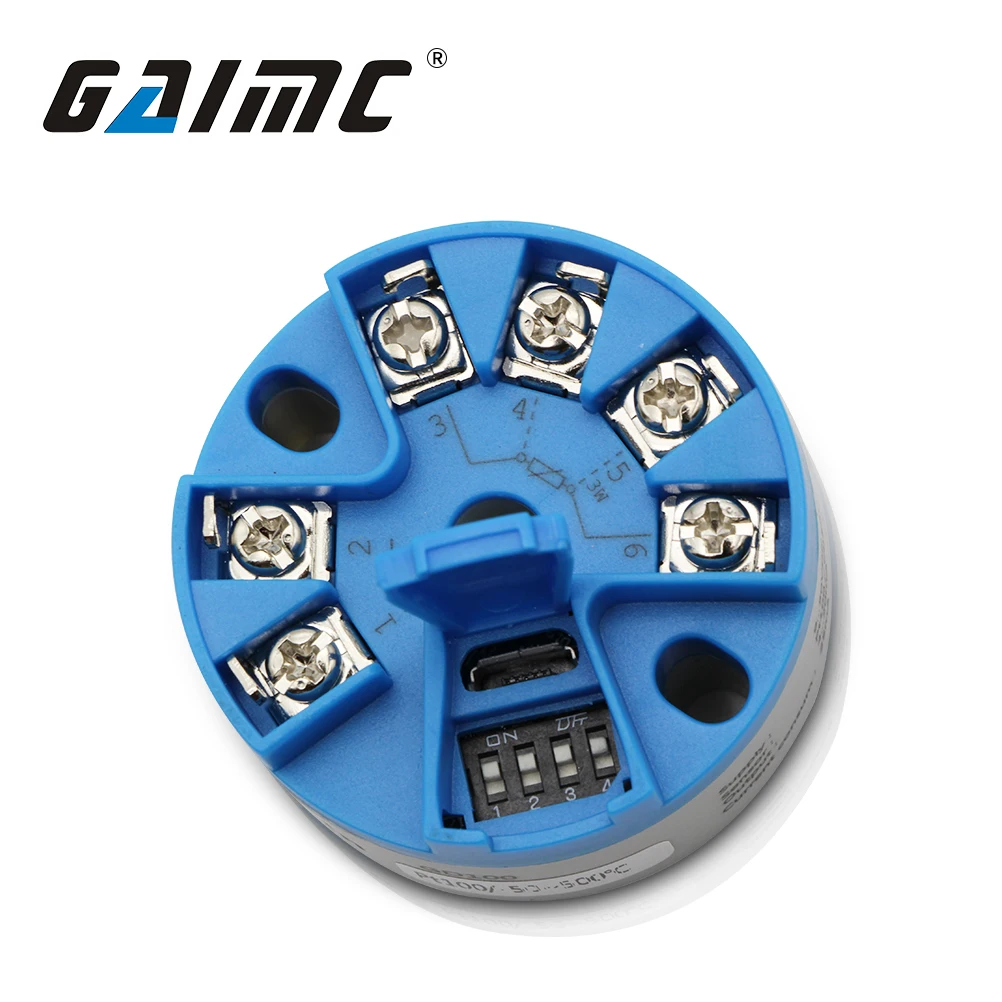 GTM100 Temperature Transmitter Pt100 to 4 20ma Converter