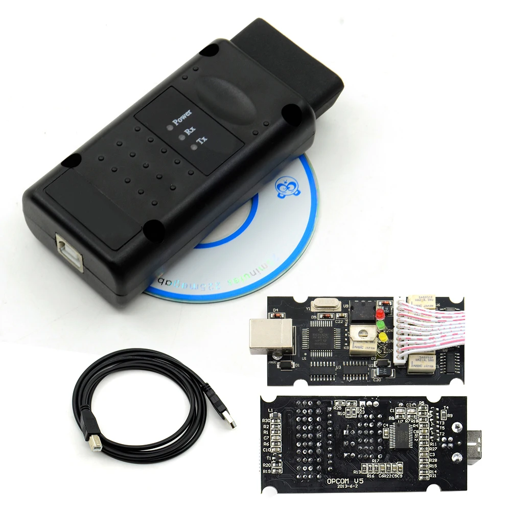 OPCOM V1.70 Flash ažuriranje firmvera OPCOM V5 za Opel Auto Dijagnostički kabel za Opel OP-COM PIC18F458 CAN BUS OBD2 Auto Alati