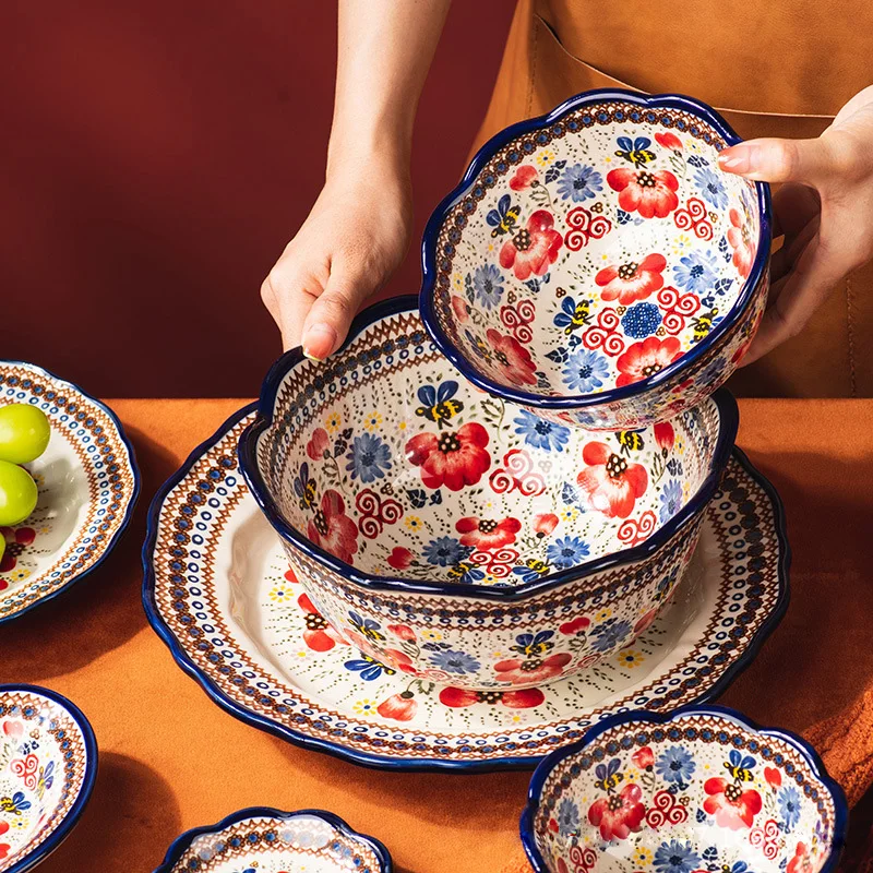 Hy Ethnic Elements Fancy Dubai Plates Sets Dinnerware Crockery