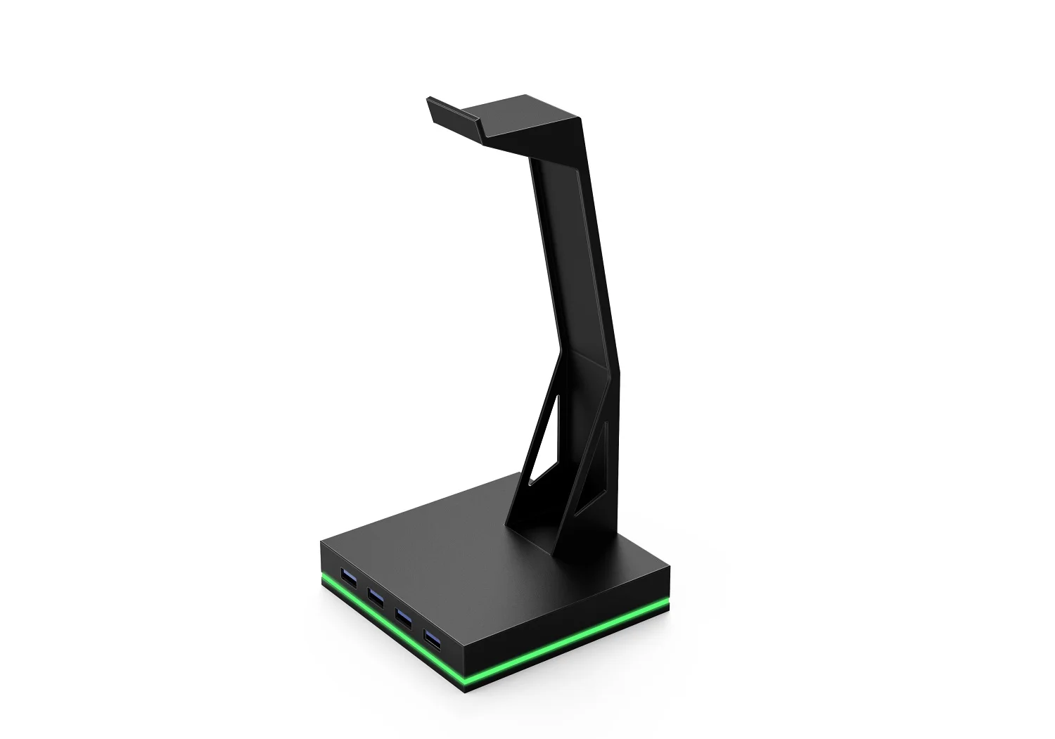 New Arrival Gaming Headset stand with 4 USB 2.0 Ports RGB Headphones Holder for Gamer Gaming PC Accessories Desk