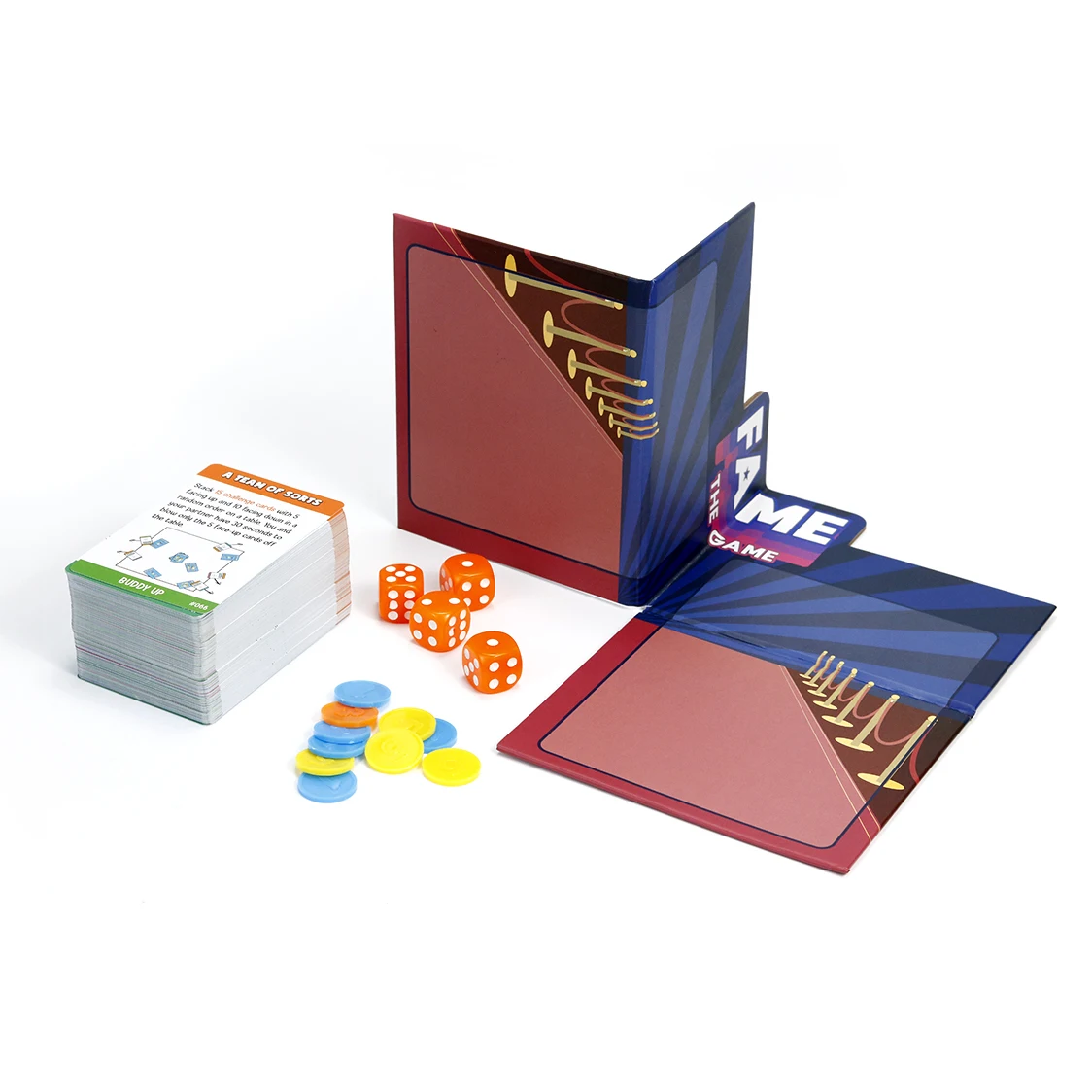 Оптовая продажа, настольные кости с песочным таймером, семейная бумажная Складная Настольная игра для путешествий, карточки для детей, веселая настольная игра на заказ