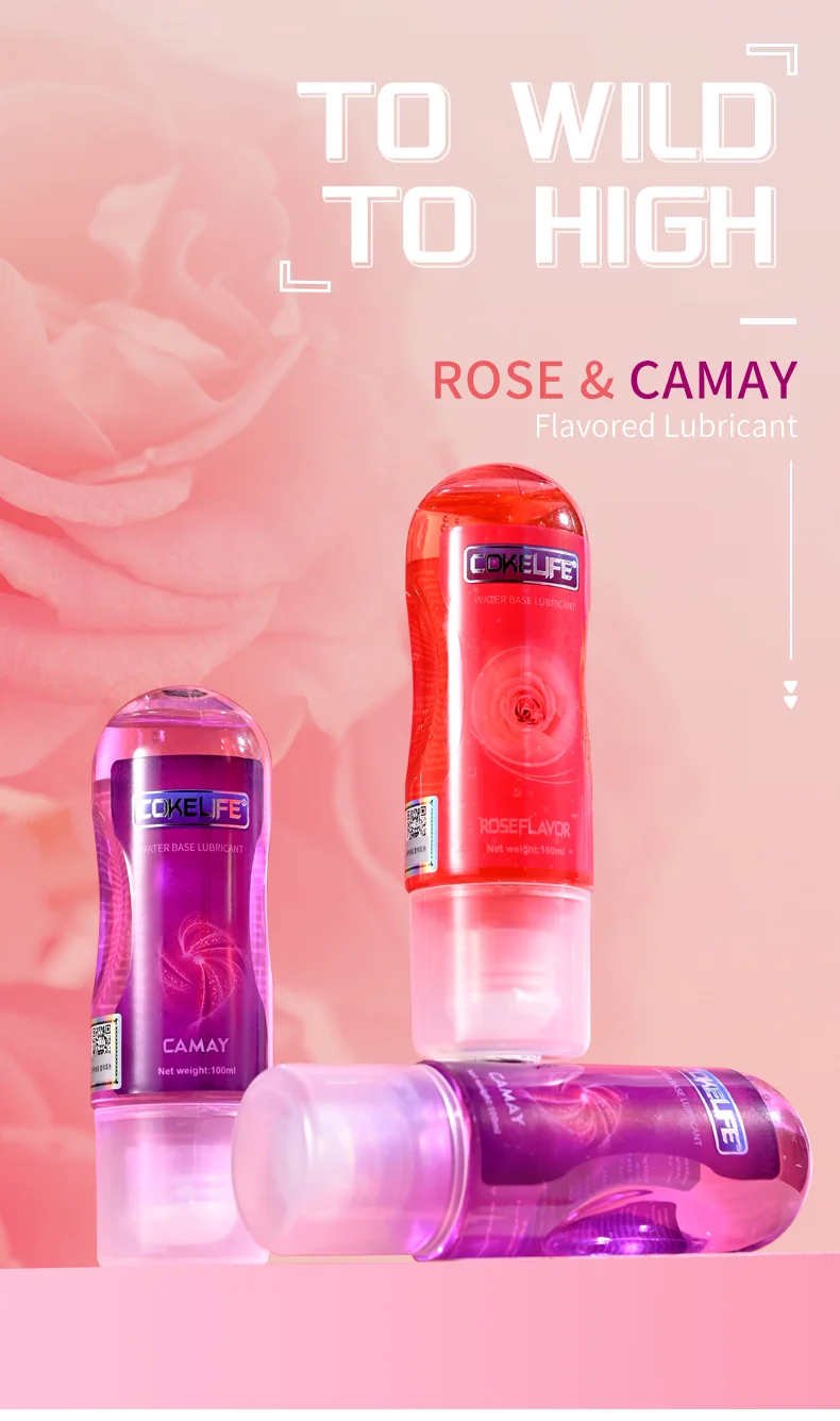 Cokelife 100ml Natural Rose Camay Flavor Edible Lubricant For Spa