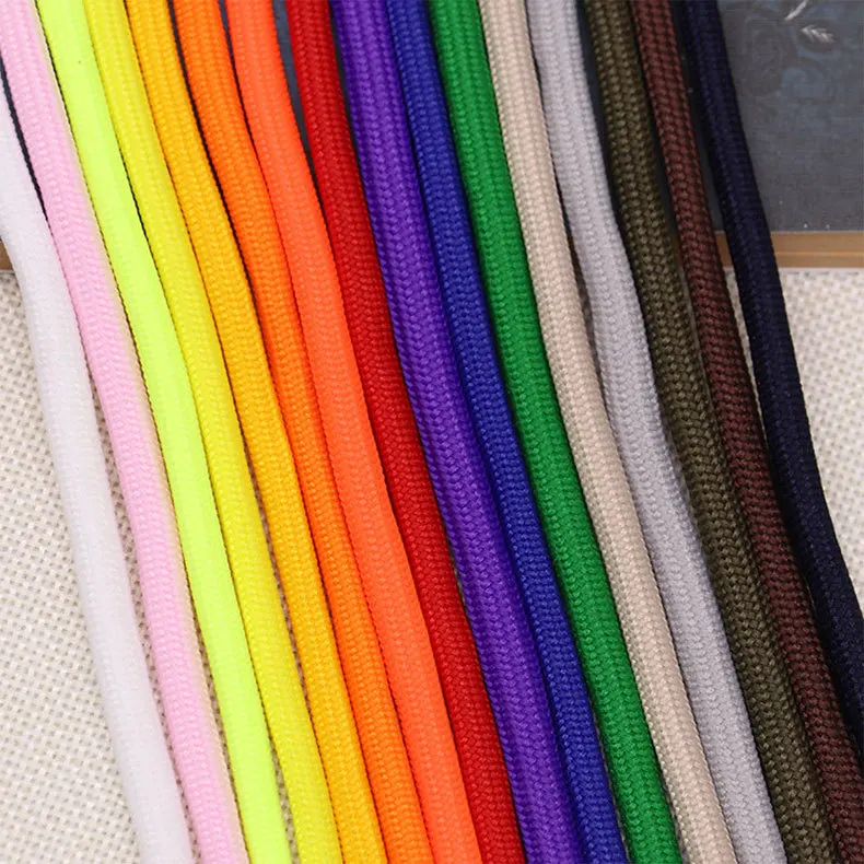 The Factory Spot 130cm Multi-color Custom  Hoodie Rope Beach Pants Polyester Round Rope  Drawcord String