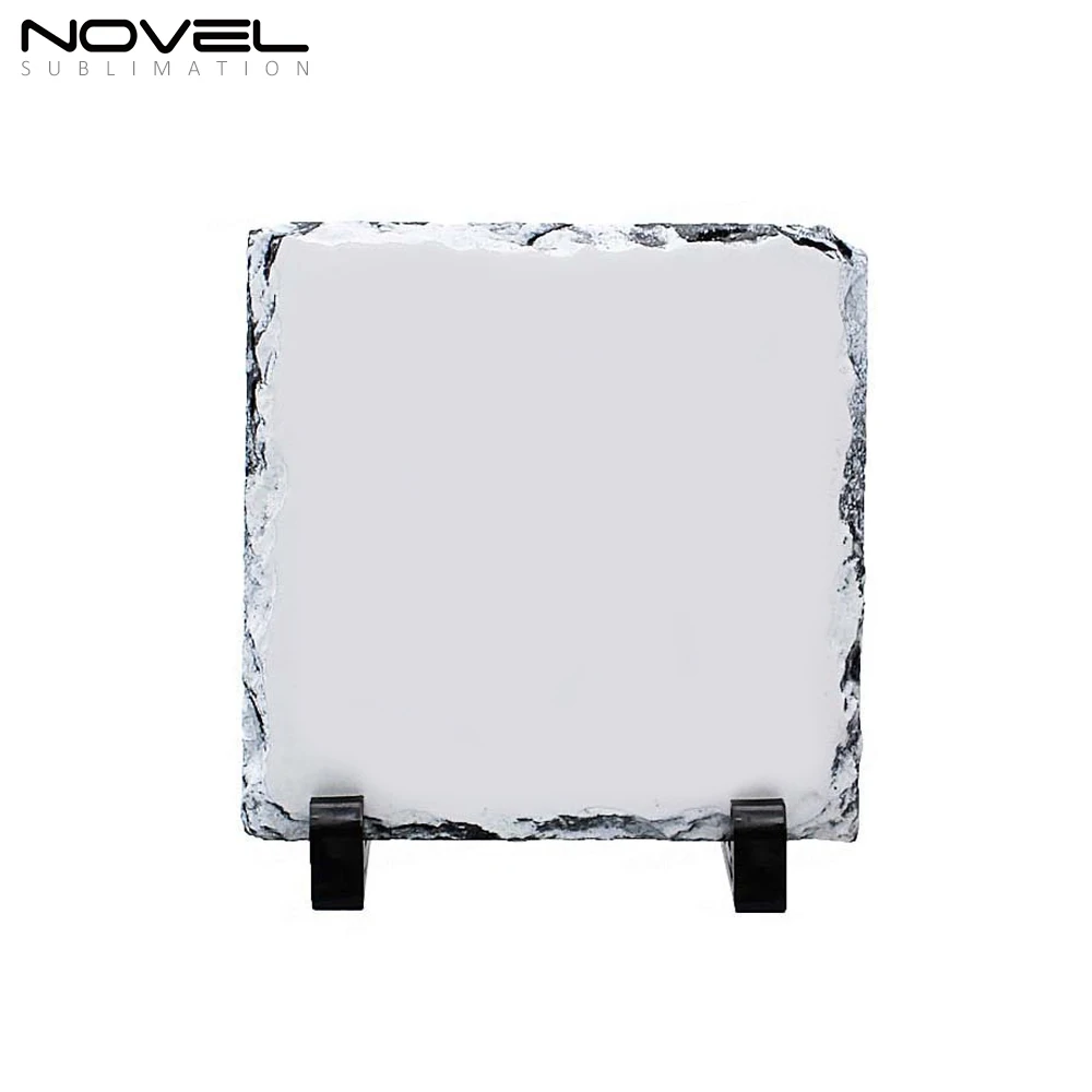 Sublimation Blank Lithograph Heat Press Slate Blanks Sheet Stone Photo Frame DIY for Desktop Souvenir Custom Design Work