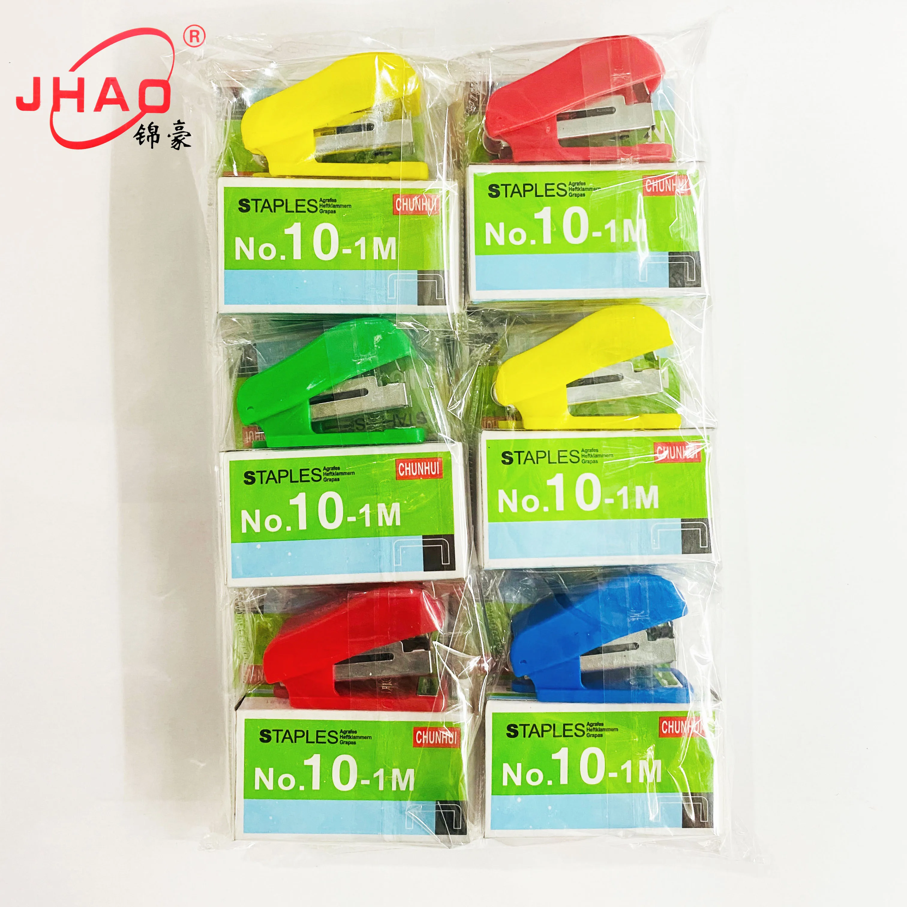 Creative Fancy Colorful Mini Stapler No.10 Office Plastic Stapler For
