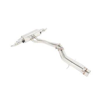 YT for Audi Q8 3.0T High-performance Exhaust System  No Thermal Insulation for the Middle and Rear Catback Exhaust Pipes