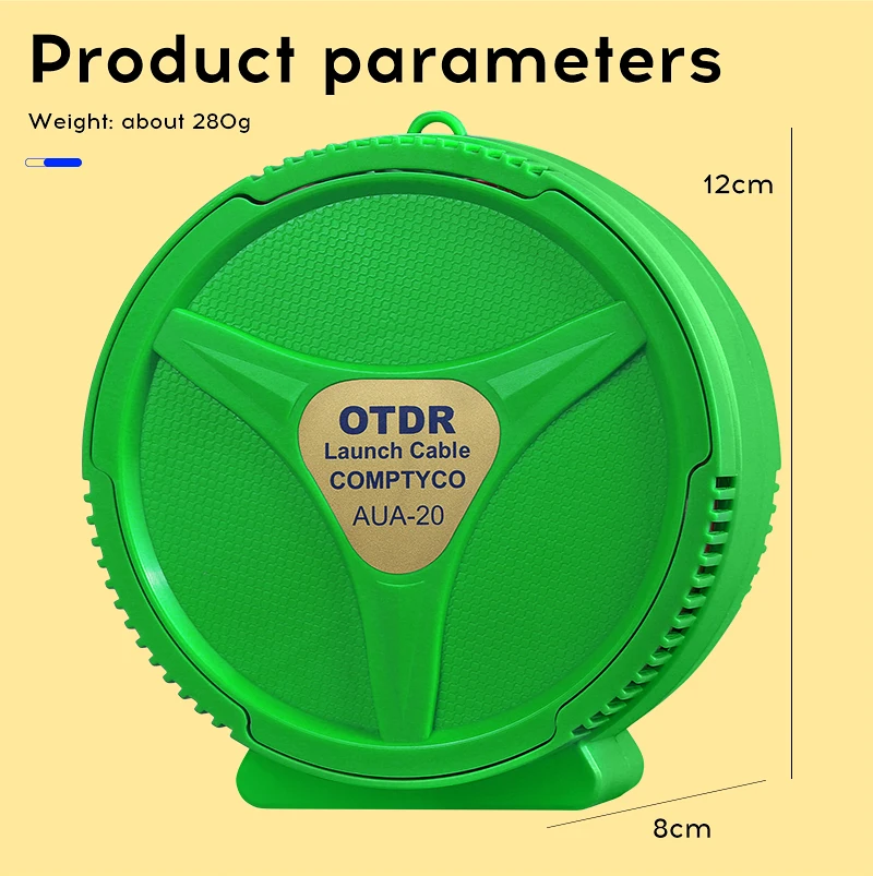 COMPTYCO AUA-20 SC/FC/ST/LC-UPC/APC OTDR Test extension line Customized length/Type/Connector Fiber Optic OTDR Launch Cable Box factory