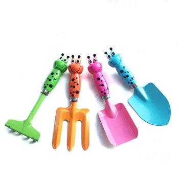 Multi-functional Horticultural tools 4 pieces set of children's cartoon beach sand digging tool