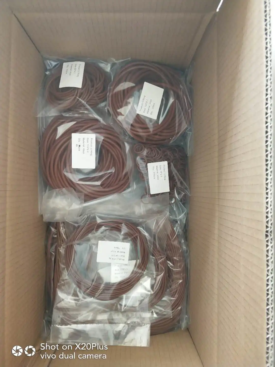 Different Size Nbr Epdm Fluorosilicone As568 Giant Orings Kit Hardware