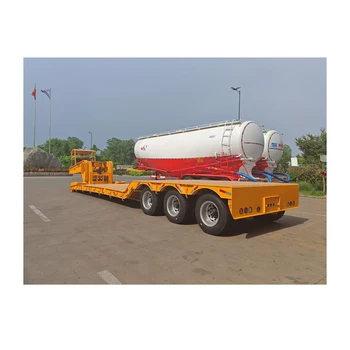 Higher Cost Performance Flatbed Semitrailer Nuevo Foton Low Bed Trailer