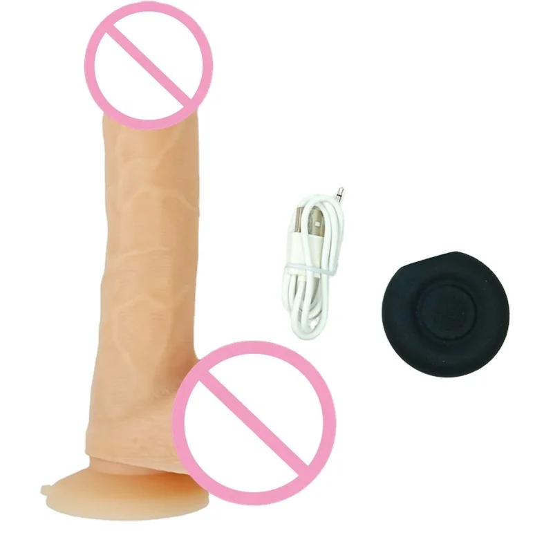 Wireless Control Rubber Powerful Vibrating Dildo SexyToys for Woman Dick Female Masturbation Vagina Stimulator