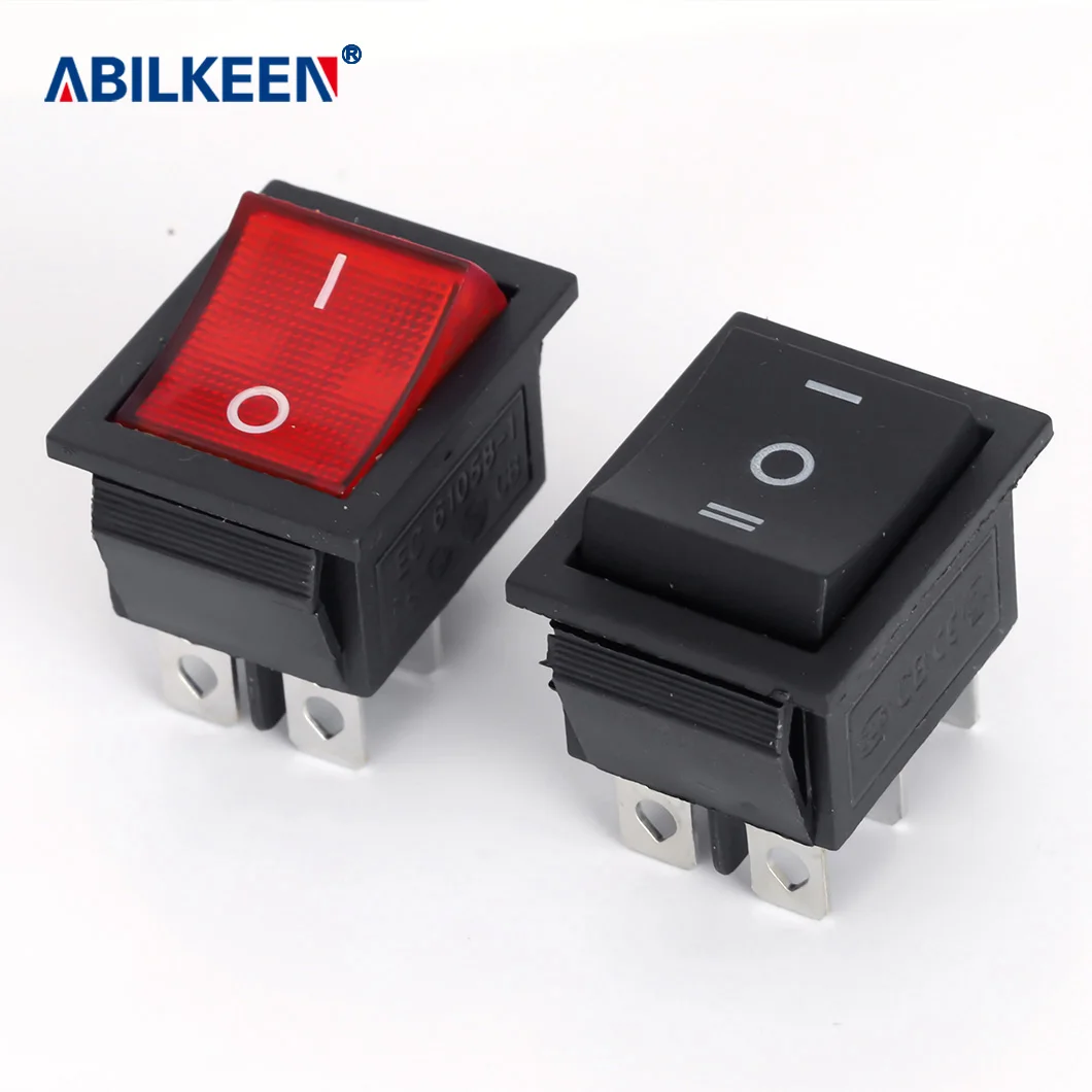1 Uds Interruptor Basculante For Barco Luz LED Verde DC 12/24V Interruptor De Palanca De Encendido/apagado Marino For Barco AC 250V/15A 125V/20A SPST Microswitch