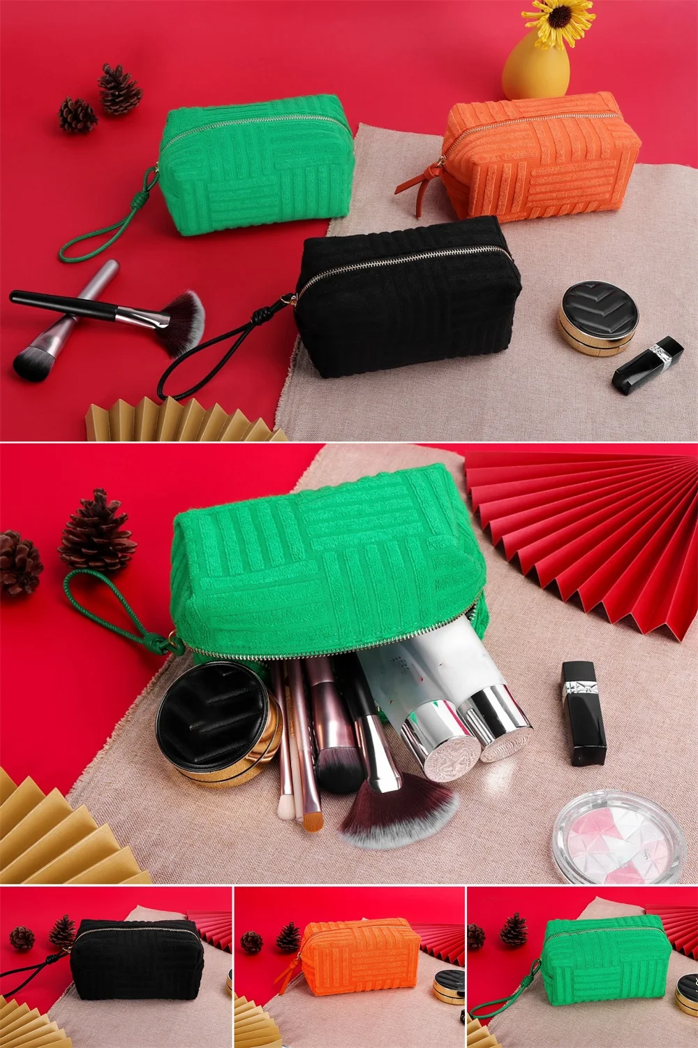 Eco Friendly Colorful Custom Travel Large Beauty Jacquard Pattern Terry