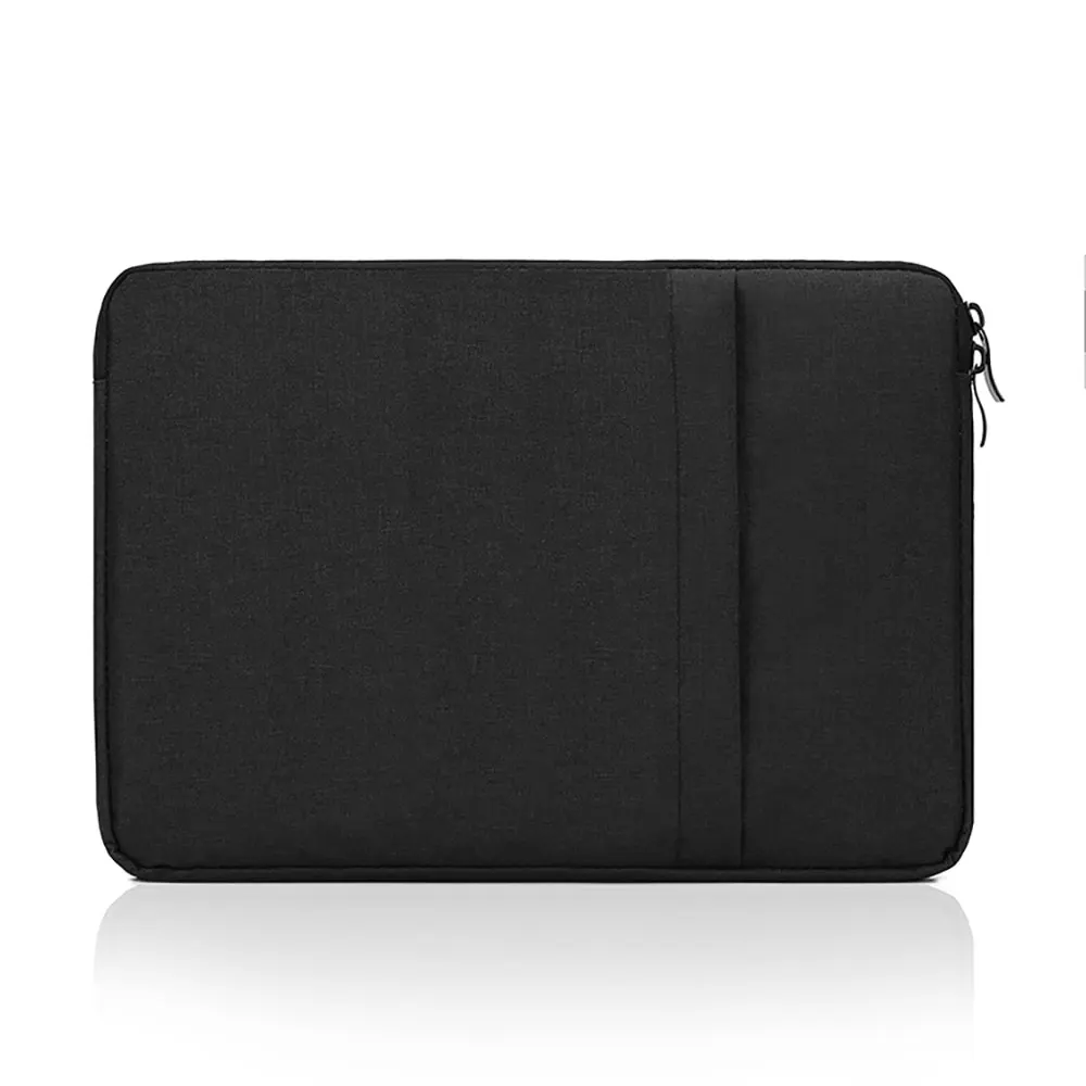 Laudtec 15.6 Inch Laptop Bags Solid Color Portable Laptop Sleeve with Pouch Zipper Messenger Laptop Thin Bag Customized Dnb96