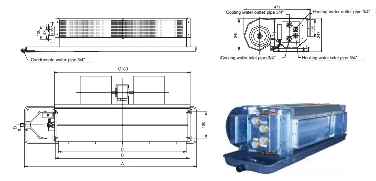 Air Handling Unit, 340-2380 Cmh, Water - detail 12
