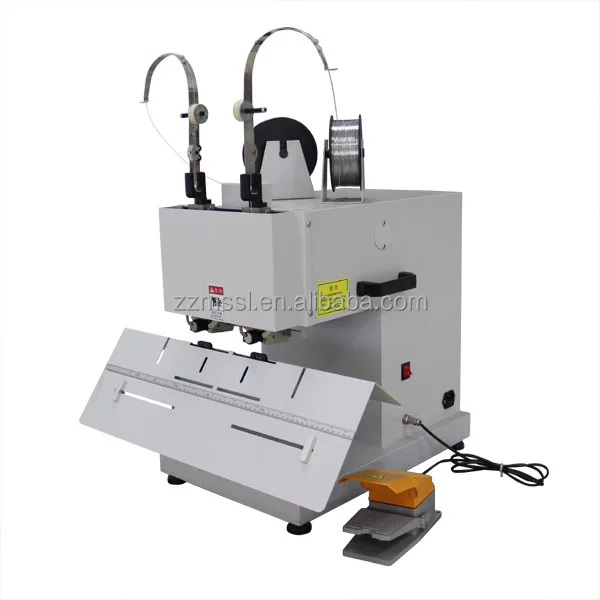 Book Stitching Machine Book Wire Stapler Binding Machine Double Head Stitching Machine for Notebooks