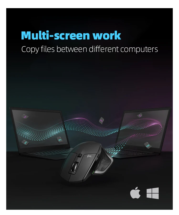 Logitech MX Master 2S - Dual Mode Wireless Mouse for Business
