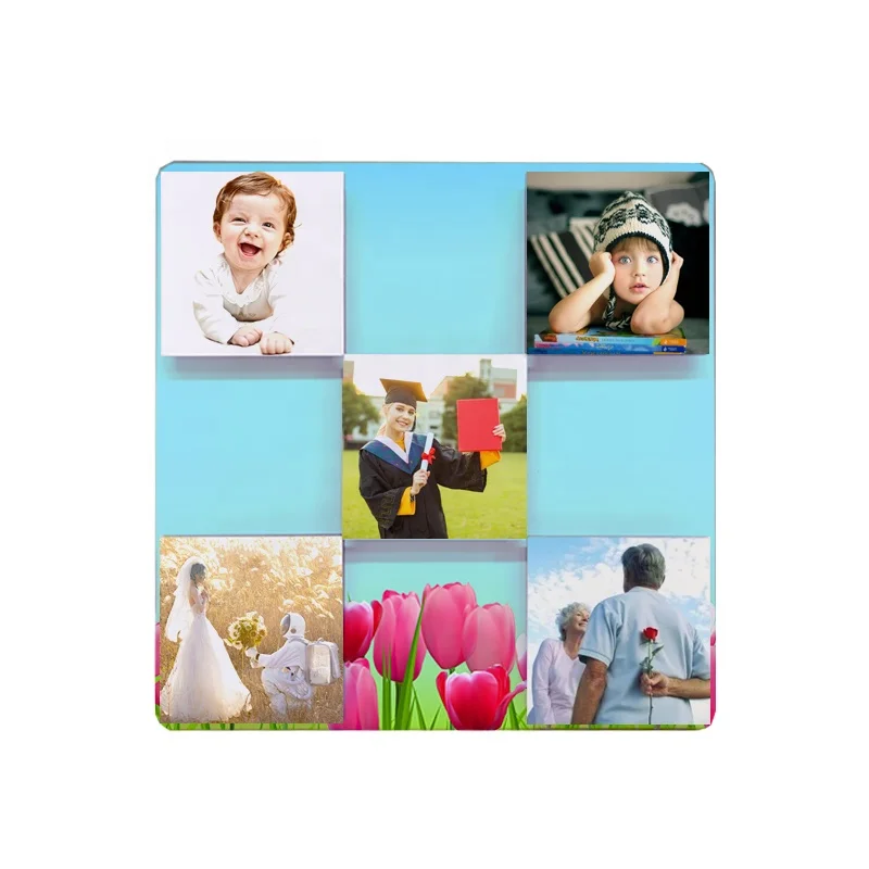 Graduation Gift 3D Steric Customized Logo Congratulations 2026 Photo Slate Sublimation Blank Congrats 2026 Photo Frame