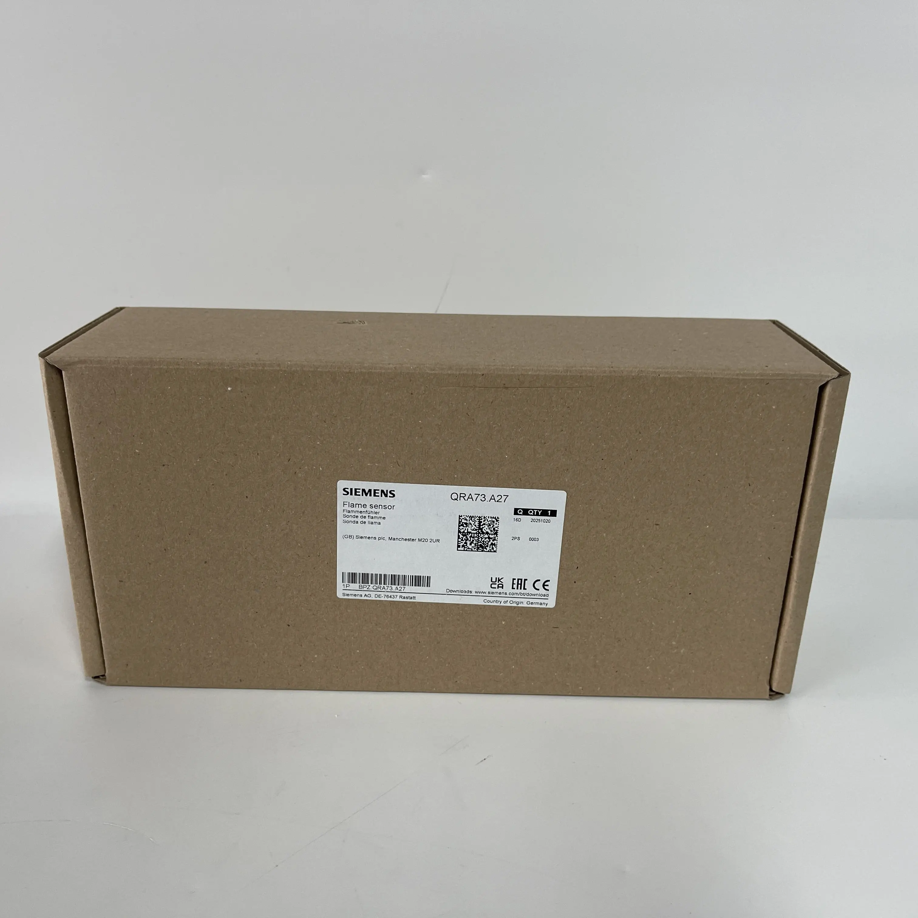 SIEMENS Flame Sensor QRA73 A27 SIEMENS Flame Sensor QRA73 A27