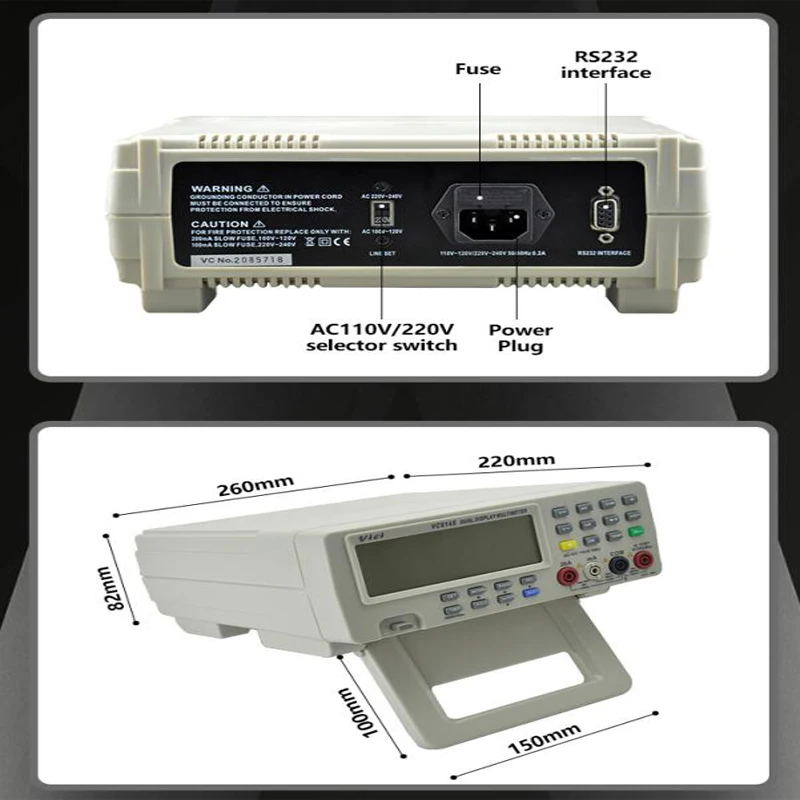 VICI VC8145 Automatic Smart Bench Type Digital Multimeter with HD 80000 Display and 21analog Bars