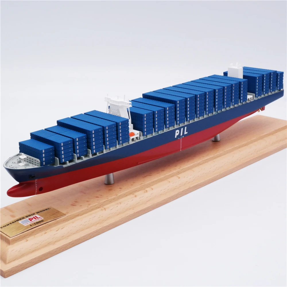 【A】35cm PIL container ship model Custom shipping scale model O.A.S ship model