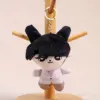 Male figure with black hair and vest, 12cm/38g