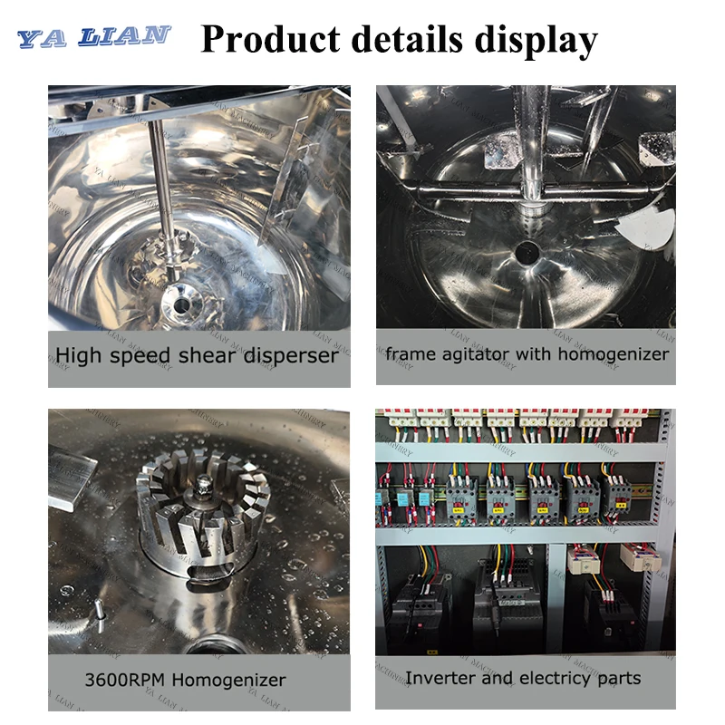 Urea Fertilizer Mixing Tank Mixer Homogenizer Liquid Soap Detergent Shampoo Making Machine