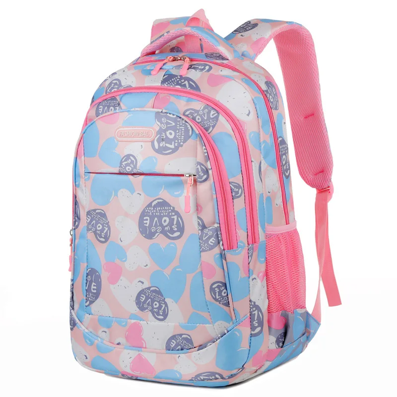 All Over Custom Print Backpack Logo Kids Book Bag Children Student School Bags Customized Design Custom Printed Backpack