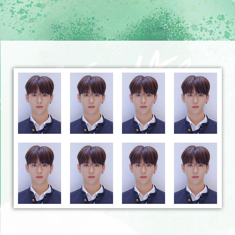 KPOP EPEX Member One Inch Personal ID Photo Cards Baekseung Keum