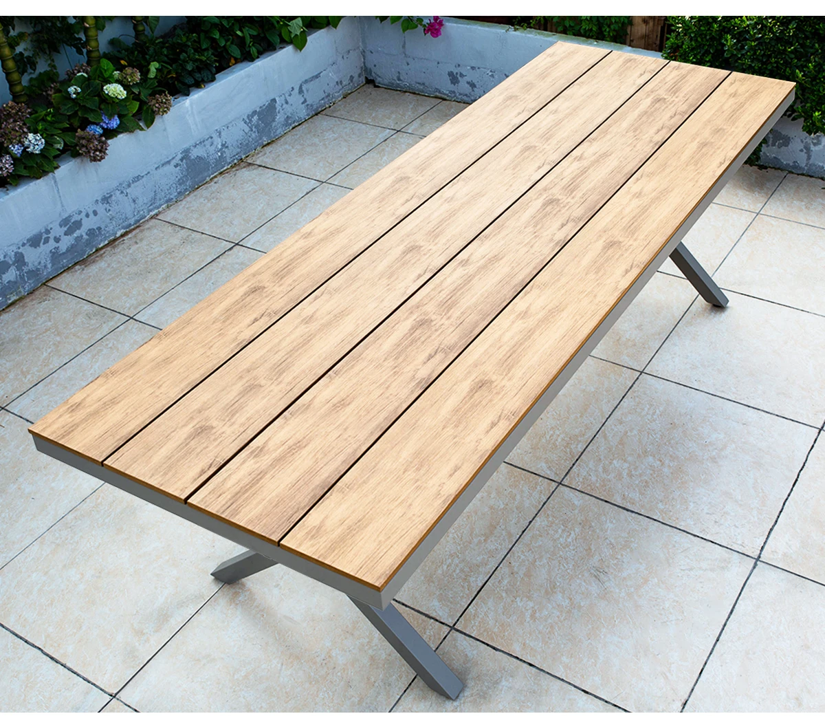 2024 Luxury High End Patio Table Teak Wood Outdoor Furniture Garden