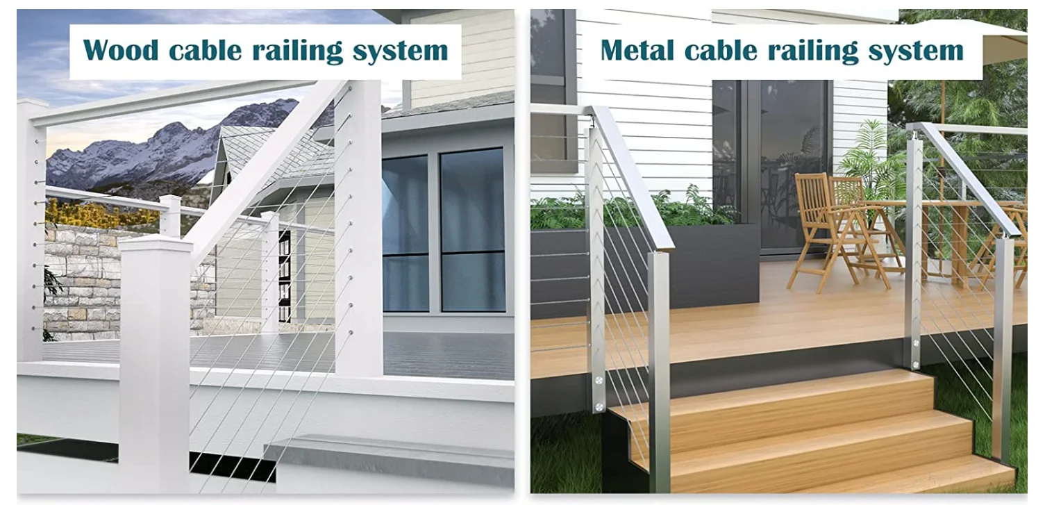 Yl Premium Low Maintenance Railing Cable Outdoor Stainless Balustrade ...