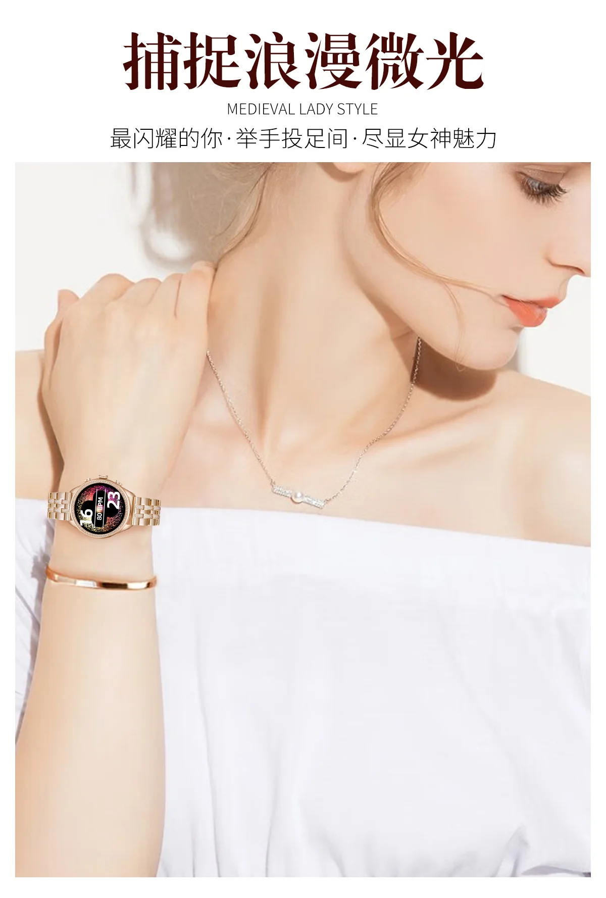 Call Wrist Stainless Steel Smart Watch Women Custom Dial Watches Men Sport Fitness Tracker Heart Rate Smartwatch for Android IOS