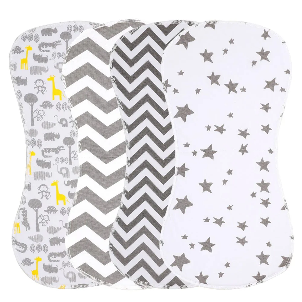 super soft baby burp cloth drool bibs in cotton manufacture