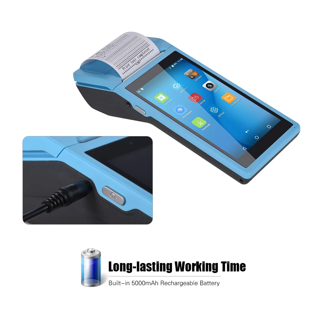 All in One Handheld PDA Printer Smart POS Terminal Wireless Portable Printers Intelligent Payment Terminal