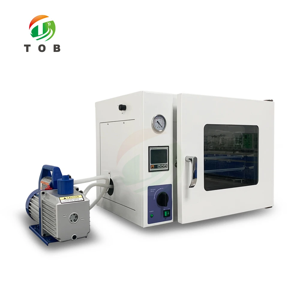 DZF 6050 Small Battery Laboratory Vacuum Drying Dryer Oven Equipment With Pump