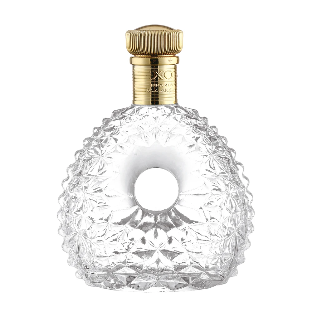Customized Professional 750ml Premium Fancy Flint XO Brandy Cognac Tequila Vodka Whisky Liquor Glass Bottle