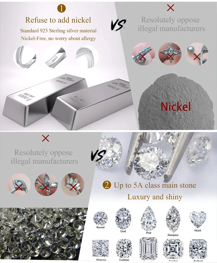 Jewelry Manufacturer Personalized Custom Vvs Moissanite Diamond Iced ...