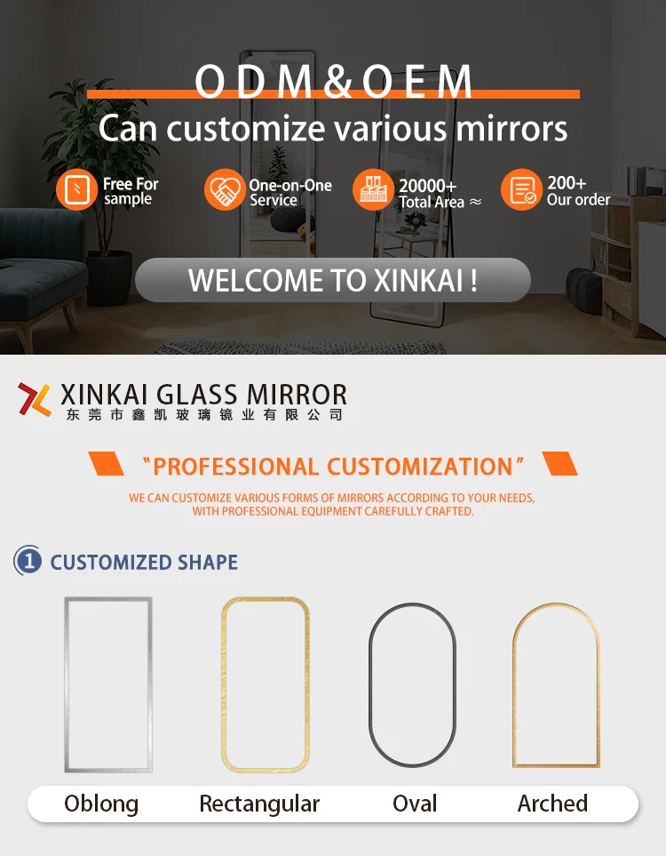 product contemporary full length mirror led 1600500mm led mirror with stand smart floor mirror with lights-0