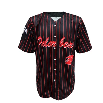 Source Manufacturer Custom Hot Print Baseball Jersey Stripes For